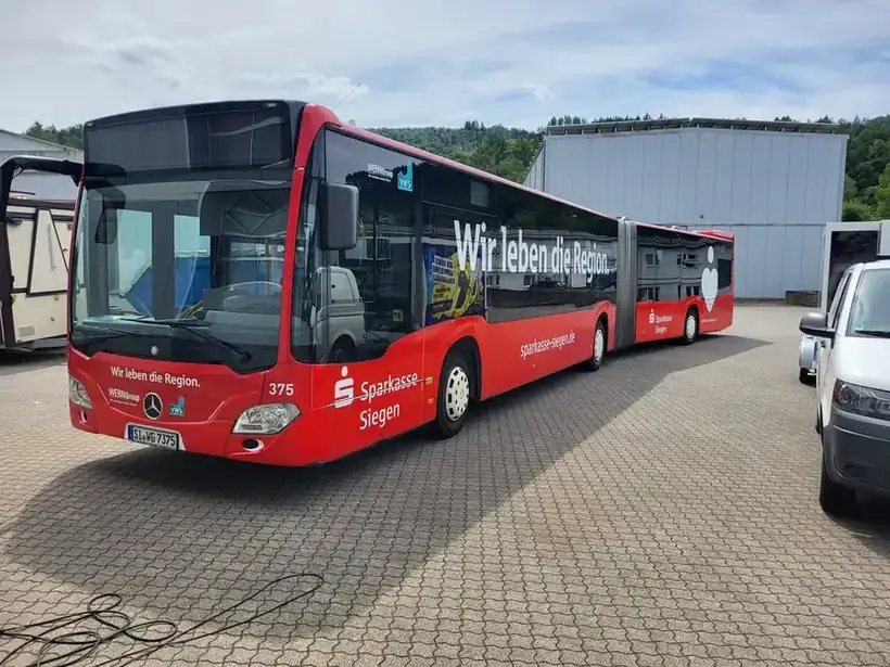 Busse beschriften und folieren – Referenz von Münch Werbetechnik Siegen