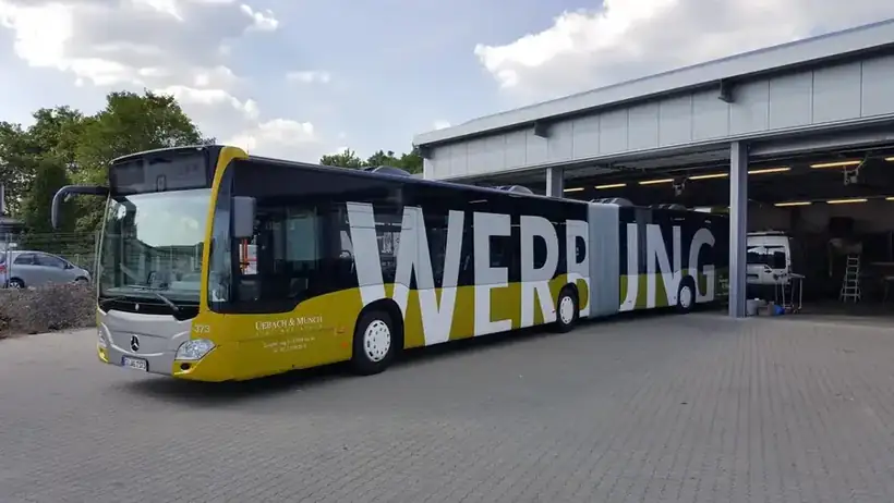 Bus WERBUNG – Fahrzeugbeschriftung von Münch Werbetechnik Siegen