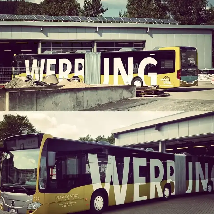 Busse WERBUNG – Fahrzeugbeschriftung von Münch Werbetechnik Siegen