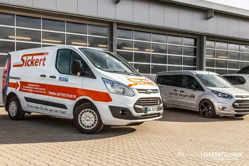 Transporter Sickert – Fahrzeugbeschriftung von Münch Werbetechnik Siegen