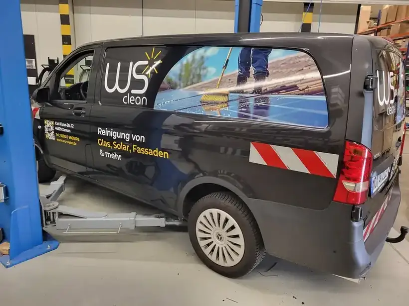 Transporter WS clean – Fahrzeugbeschriftung von Münch Werbetechnik Siegen