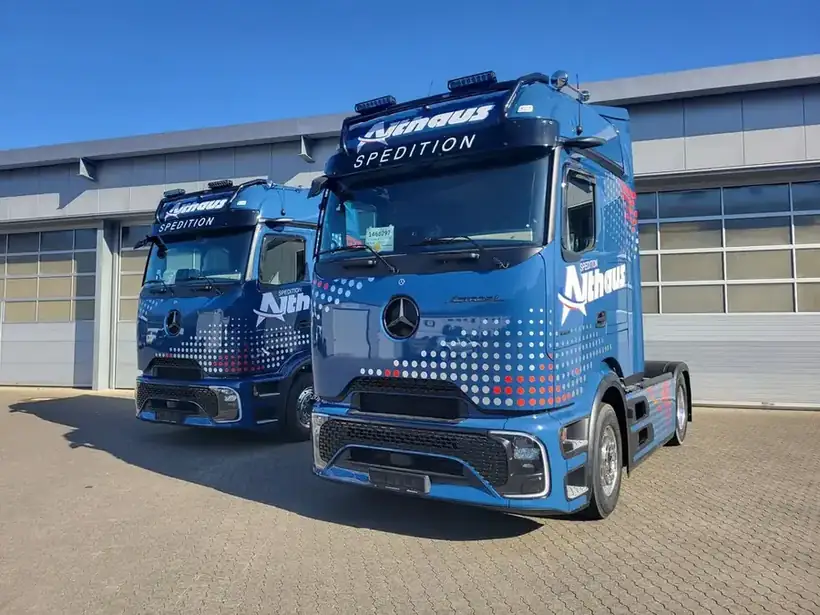 Zugmaschinen Althaus Spedition – Fahrzeugbeschriftung von Münch Werbetechnik Siegen