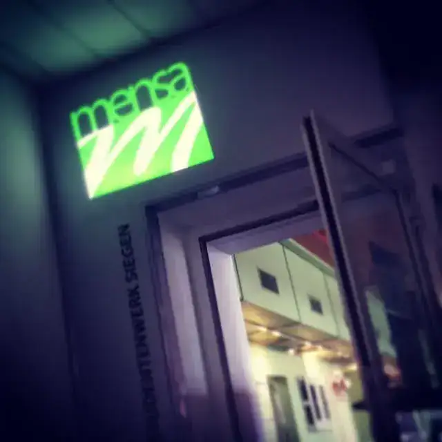 Leuchtkasten Mensa Studentenwerk Siegen – Licht- & Außenwerbung von Münch Werbetechnik Siegen